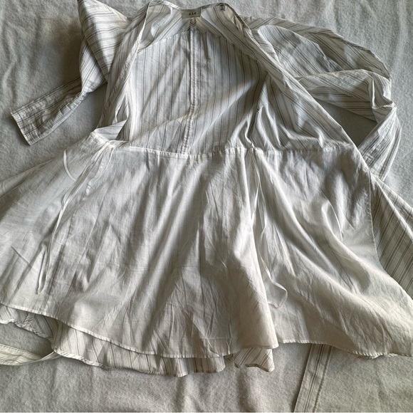 A.L.C. Enzo Puff-Sleeve Wrap Mini Dress Size 0 - Picture 6 of 12